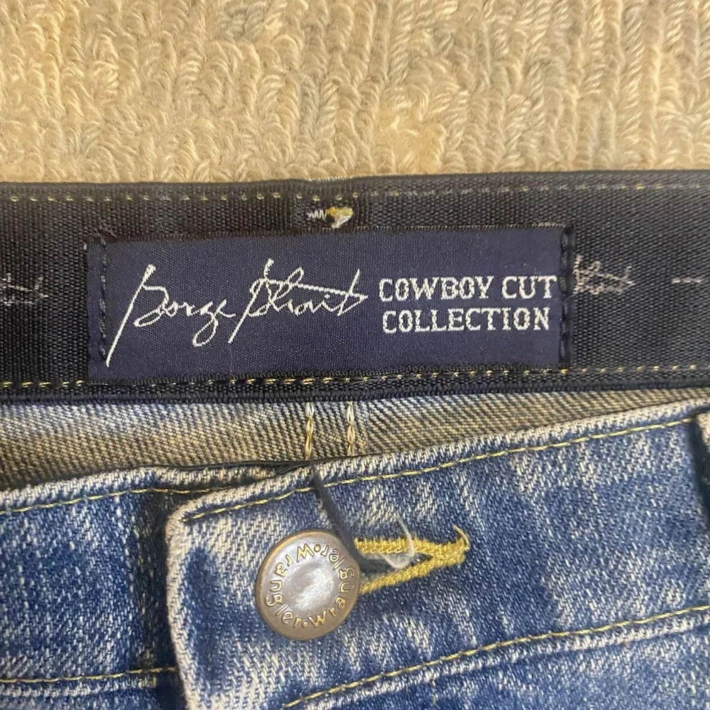 Wrangler George Strait Cowboy Cut Jeans Mens 36x30 Blue Medium Wash Denim Pants